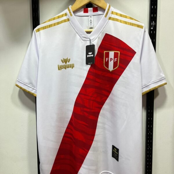 Camiseta Perú blanco print